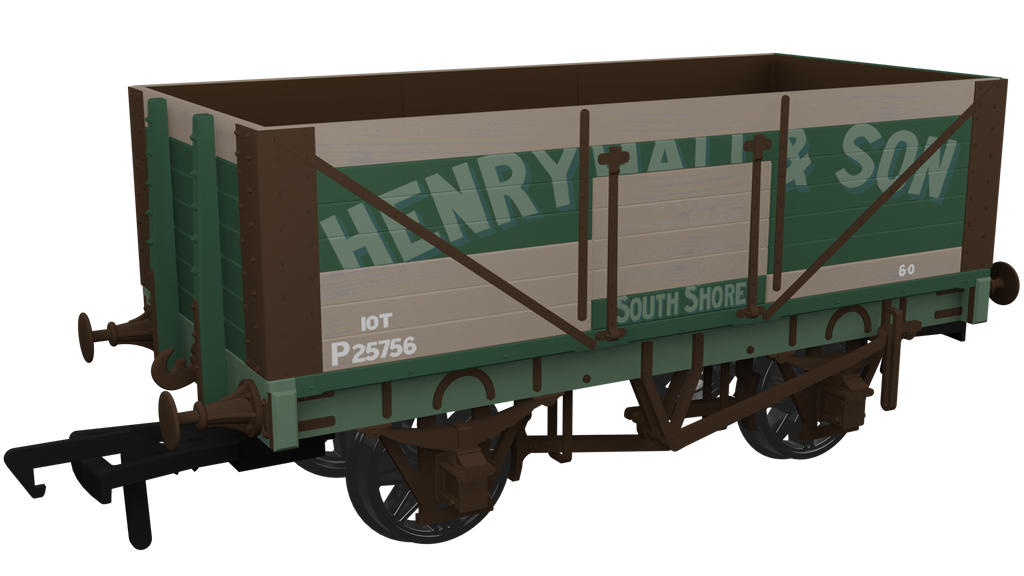 RCH 7 Plank Wagon BR PO (ex-Henry Hall and Son)
