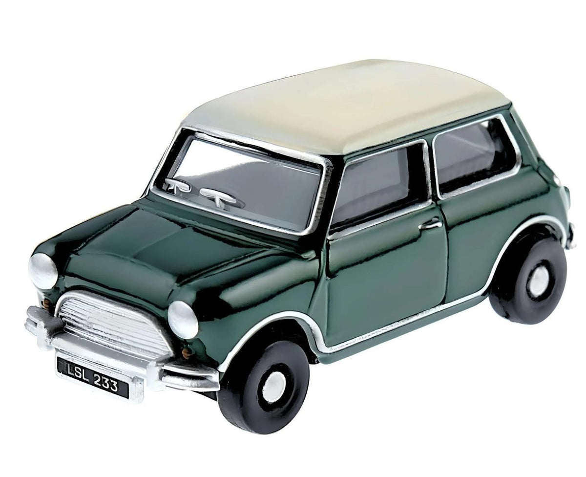 76MN003 - Austin Mini Almond Green/Old English White