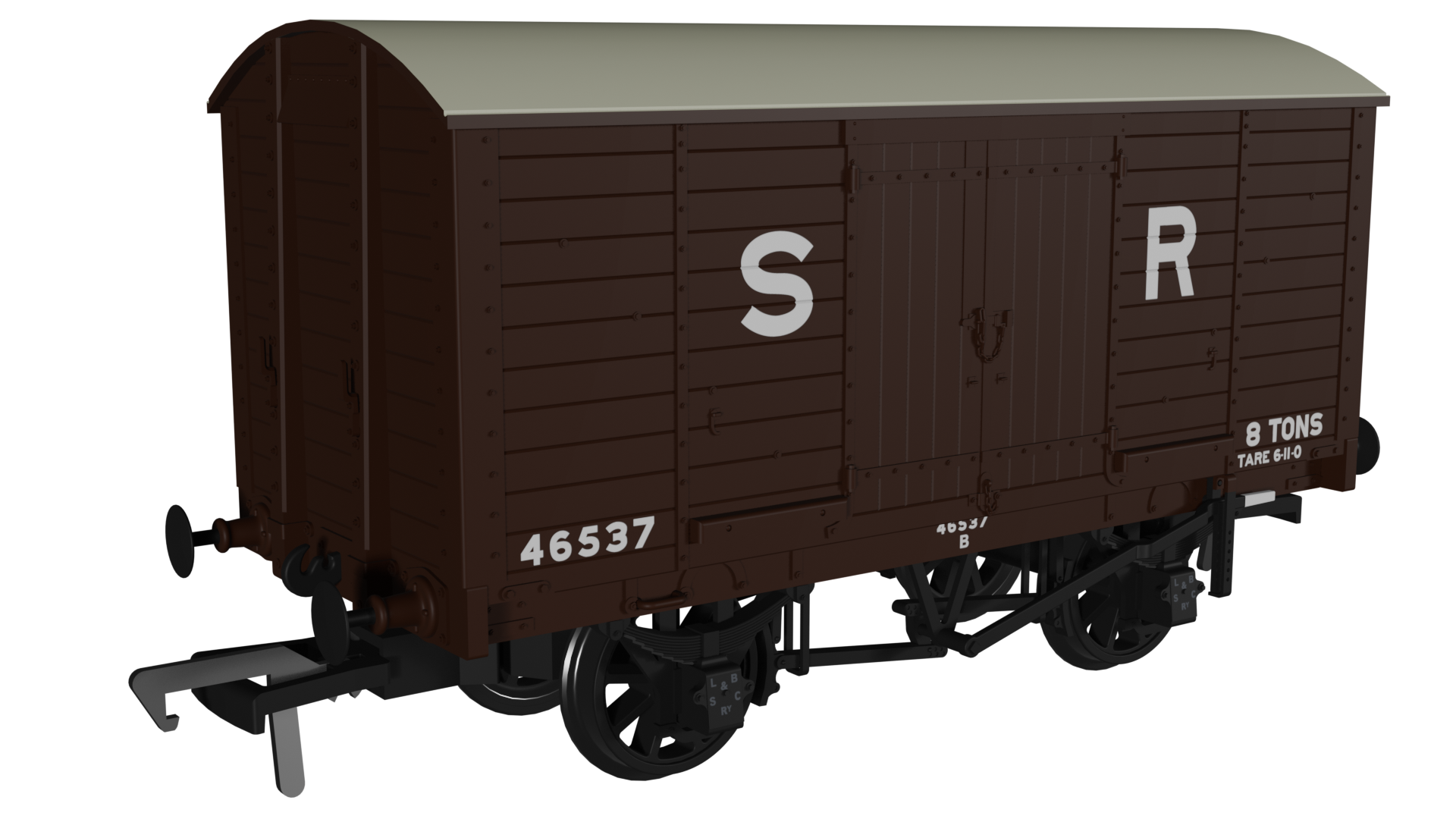979007 - LB&SCR Dia.8 Van - SR (pre-36) No.46537