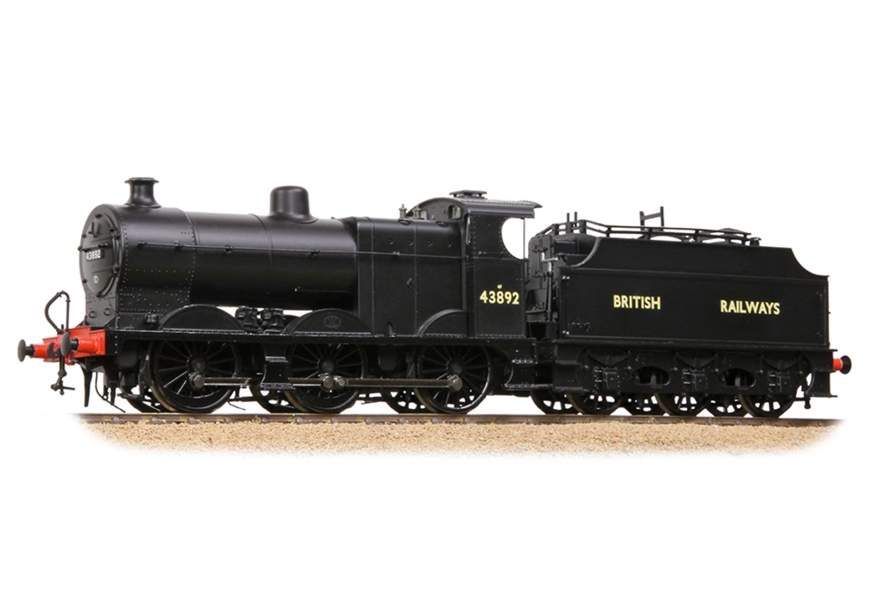 MR 3835 (4F) with Fowler Tender 43892 BR Black (British Railways)