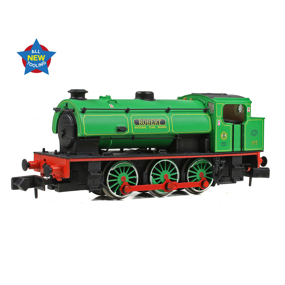 WD Austerity Saddle Tank No. 7 Robert NCB Lined Green