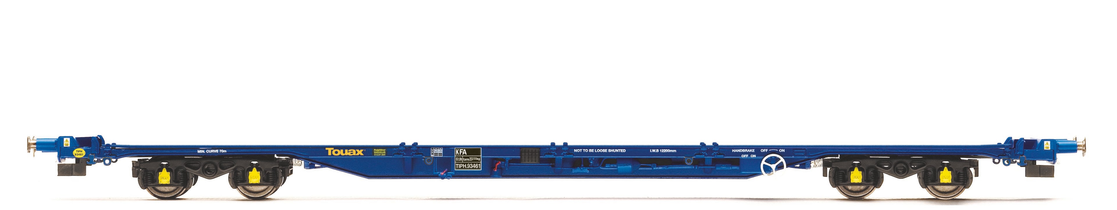 Touax KFA flatbed wagon 93392 without containers