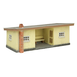 Narrow Gauge Corrugated Station - Brown