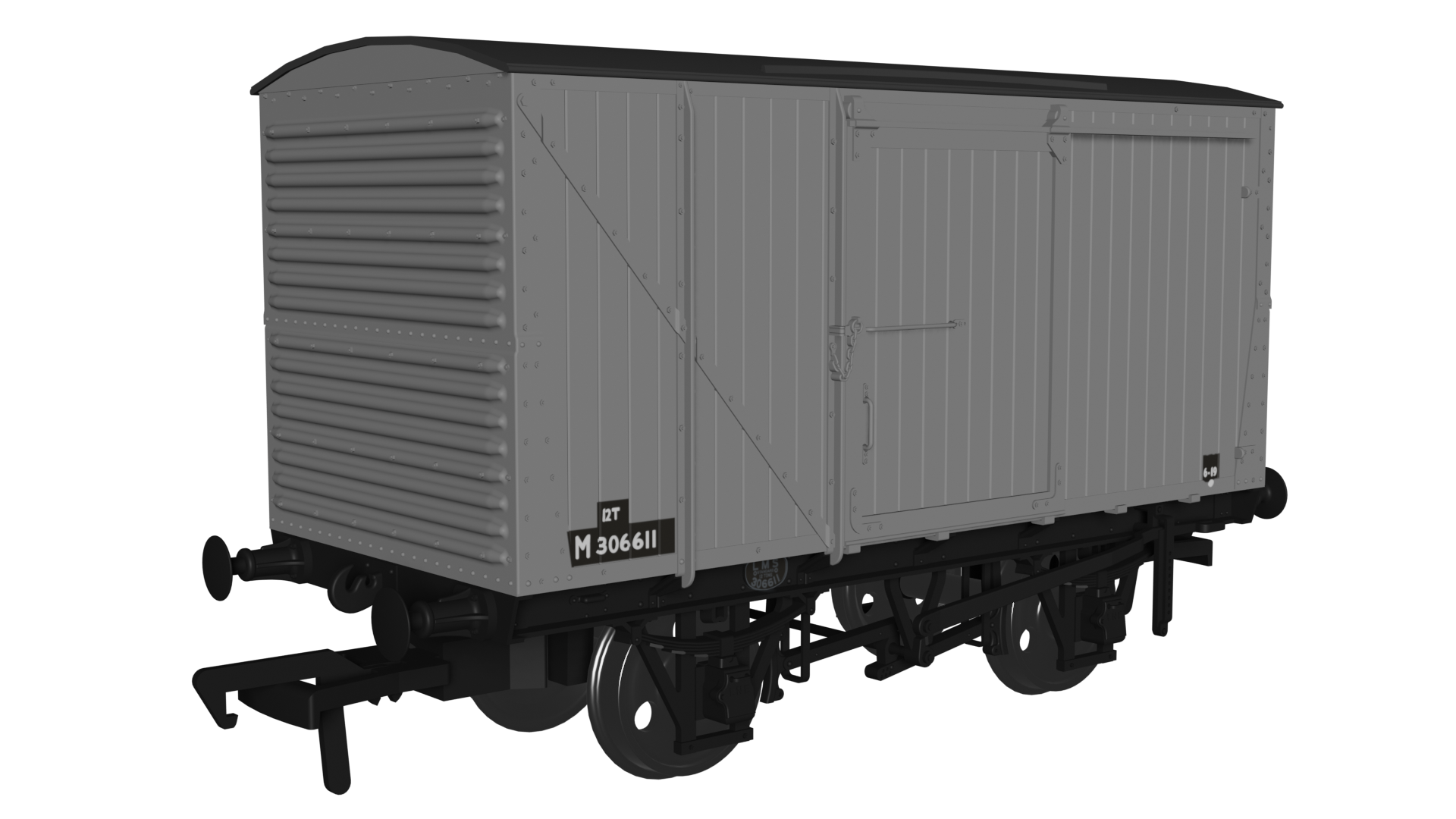 970007 - LMS D1663 Van - BR No.M306611
