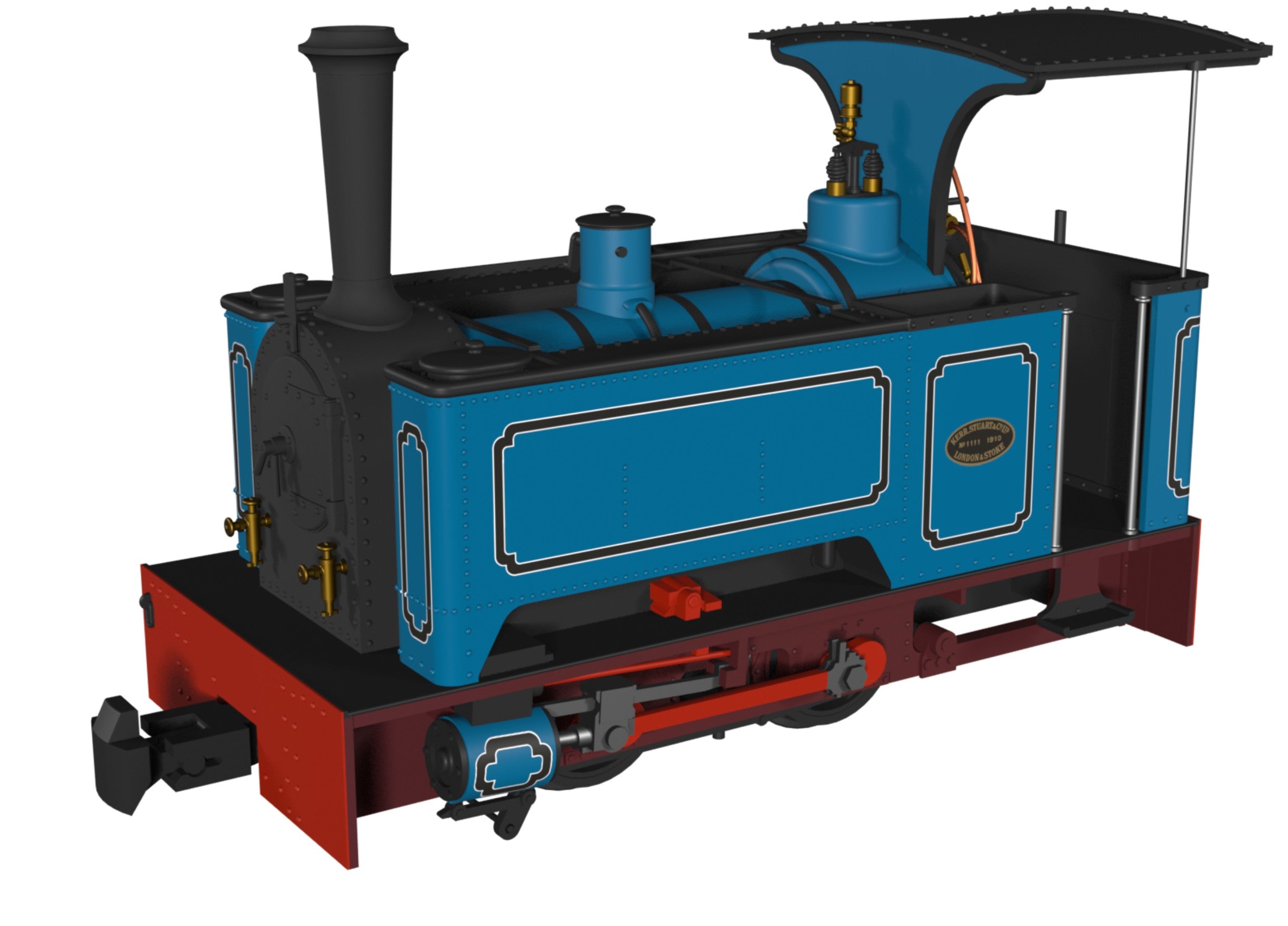 986004 - Kerr Stuart Sirdar - Lined Blue
