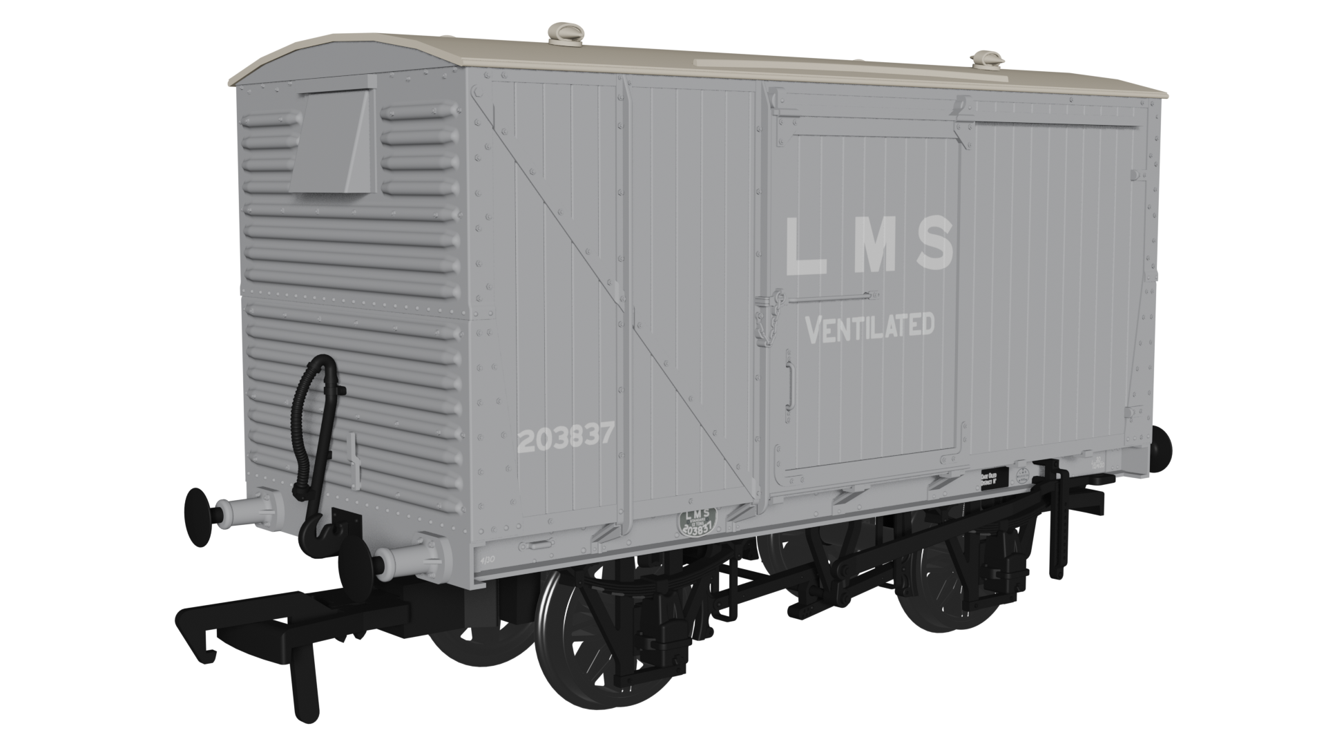 970103 - LMS D1832A Van - LMS (pre-36) No.203837