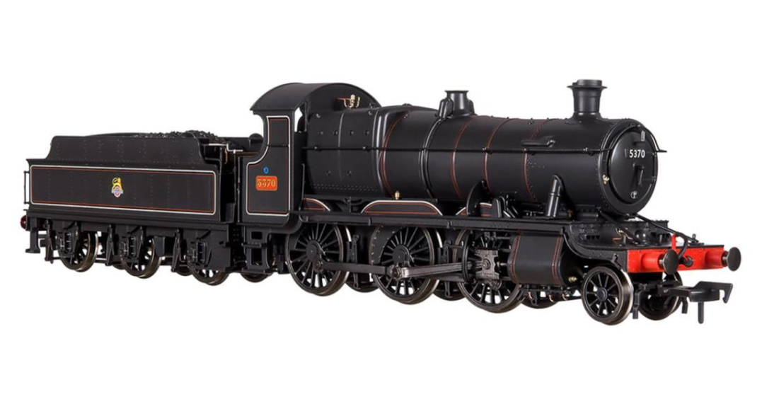 4S-043-013 - 43xx 2-6-0 Mogul 5370 BR Lined Early Black