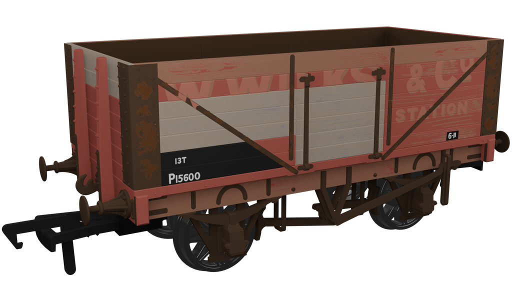 RCH 7 Plank Wagon BR PO (ex-Wilks)