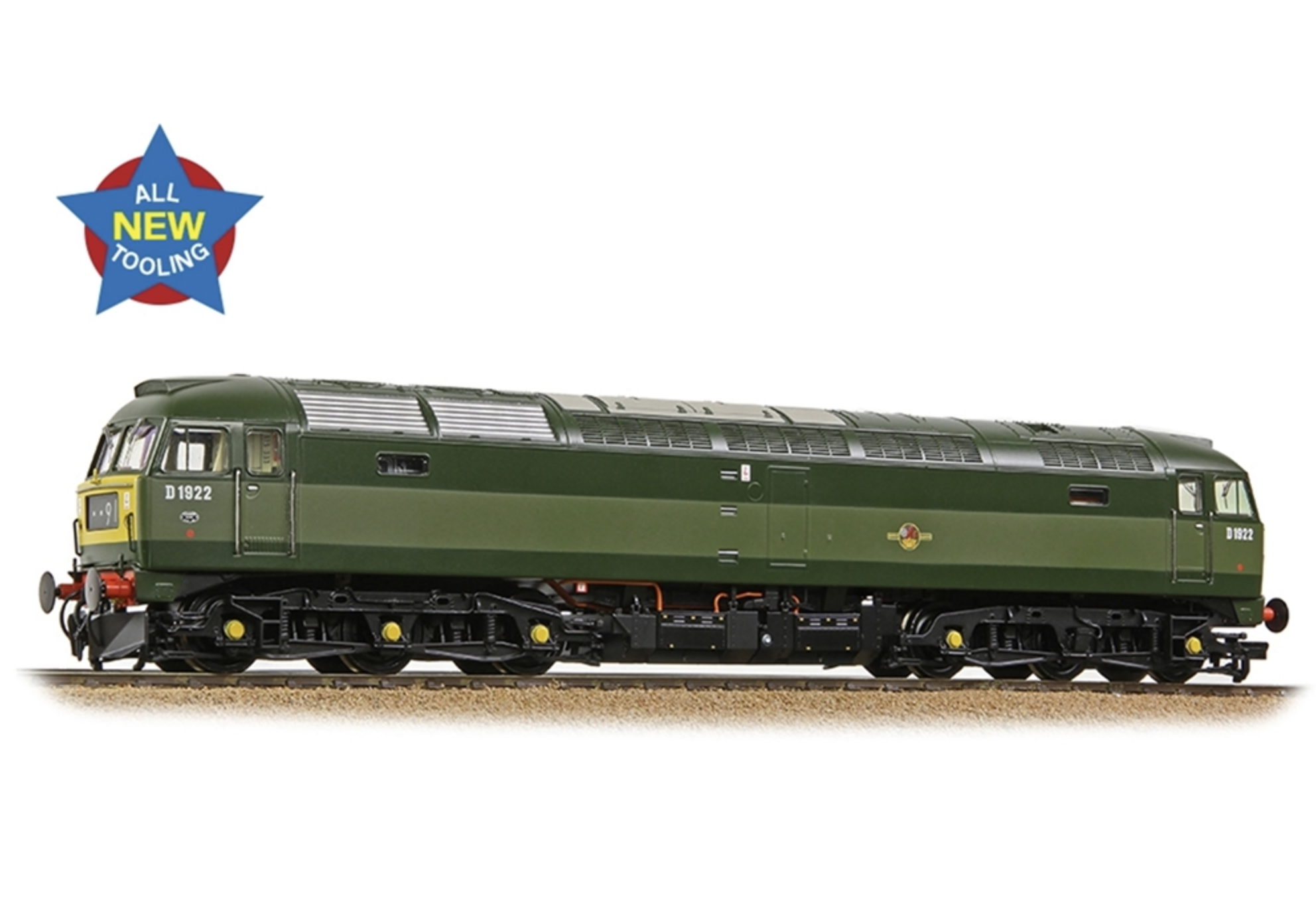 Class 47/0 D1922 BR Two-Tone Green (Small Yellow Panels)