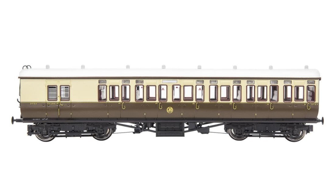 4P-020-301 - GWR Toplight Mainline City GWR Shirtbtn 3rd Brake 3753