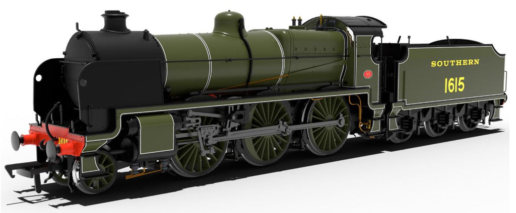 SR U Class No.1615 - SR Lined Olive