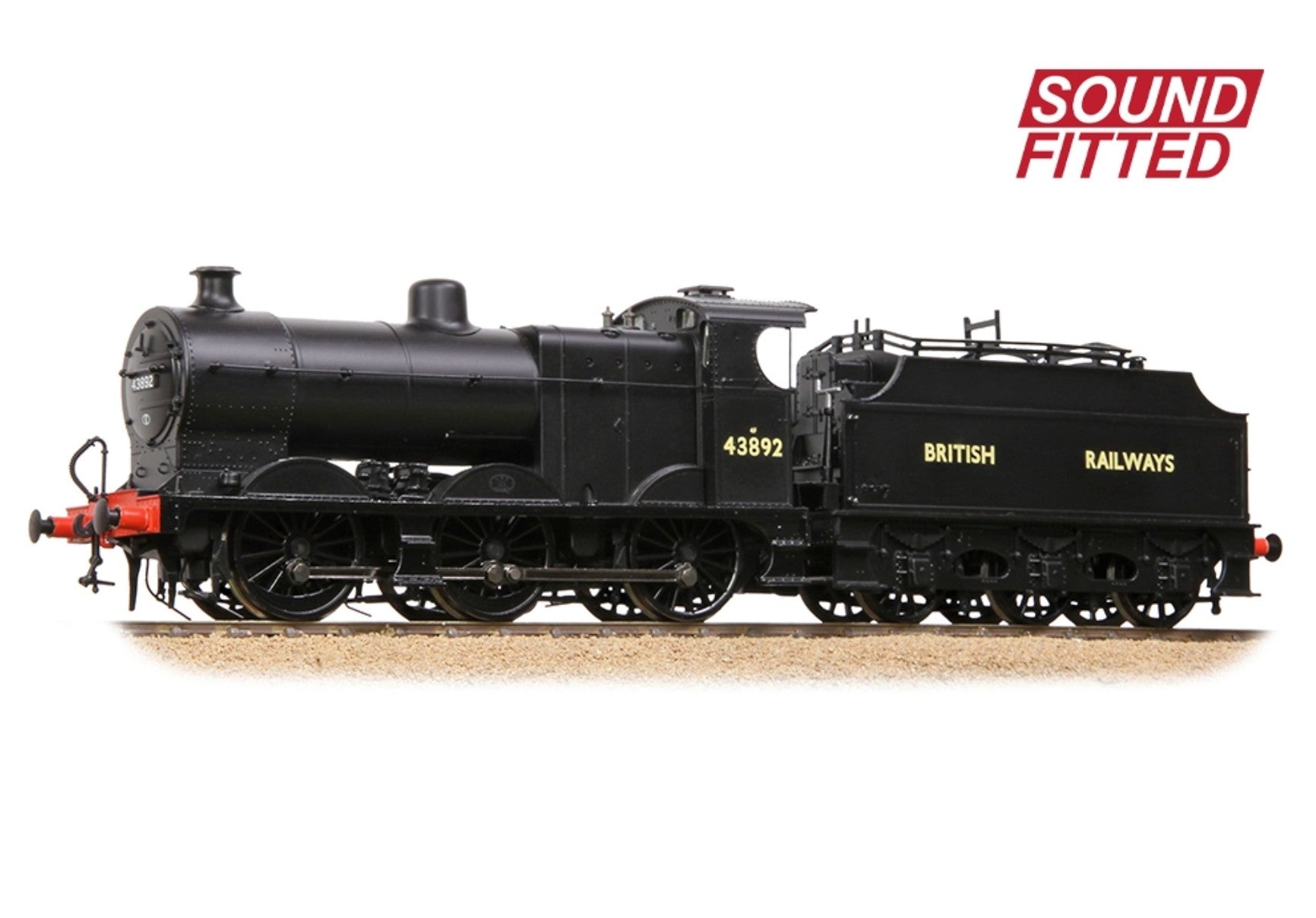 MR 3835 (4F) with Fowler Tender 43892 BR Black (British Railways) SOUND FITTED