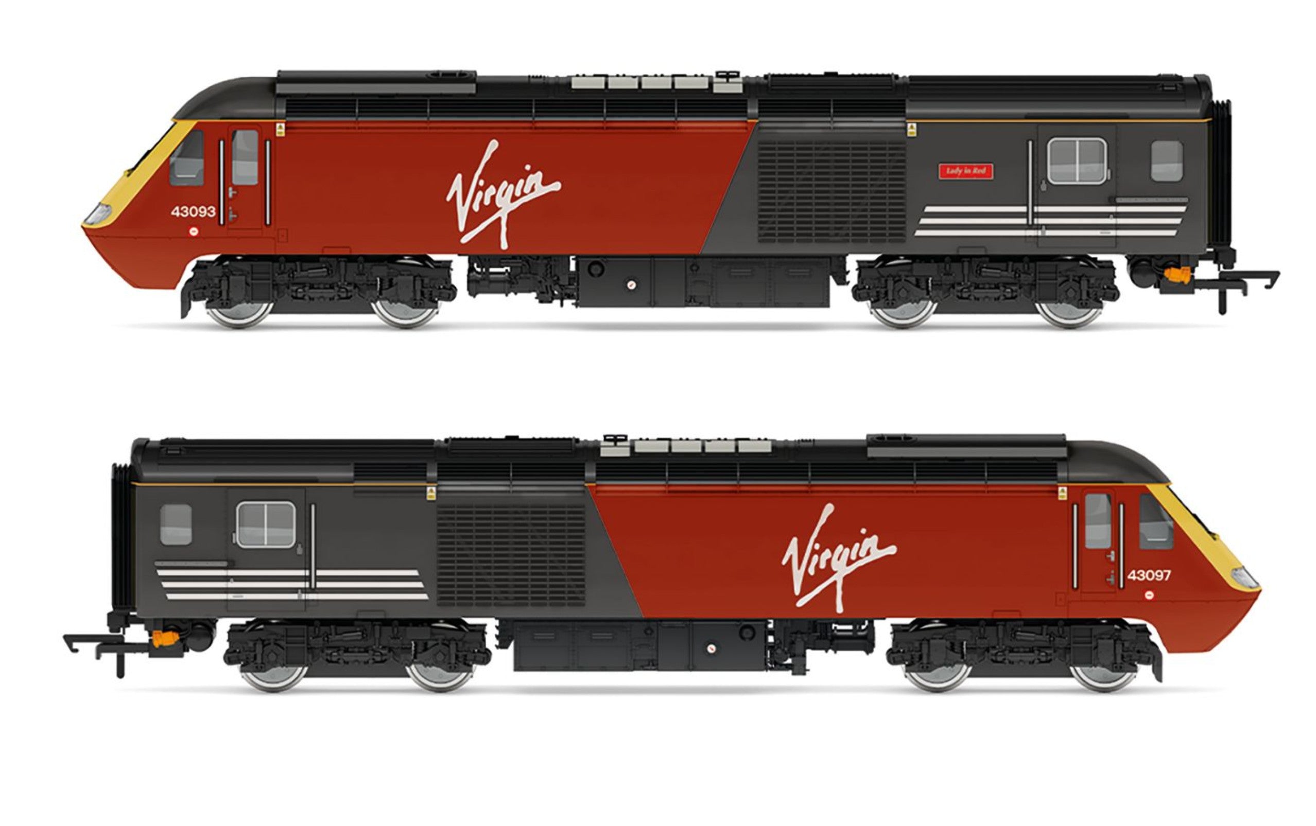 Virgin Class 43 HST Lady in Red Train Pack