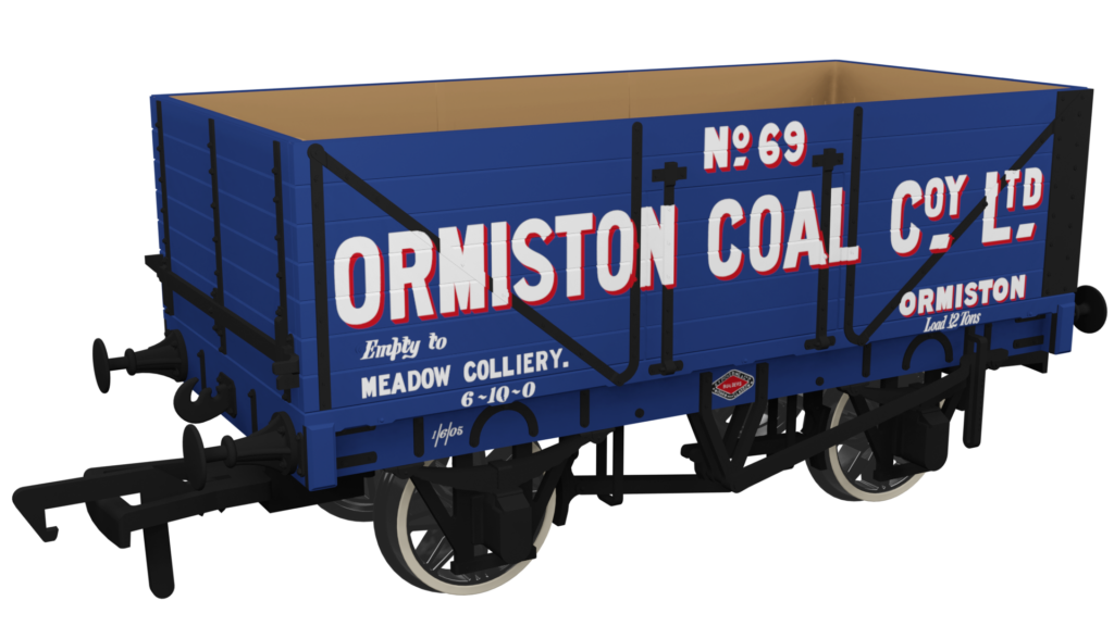RCH 1907 7 Plank Wagon - Ormiston Coal Company