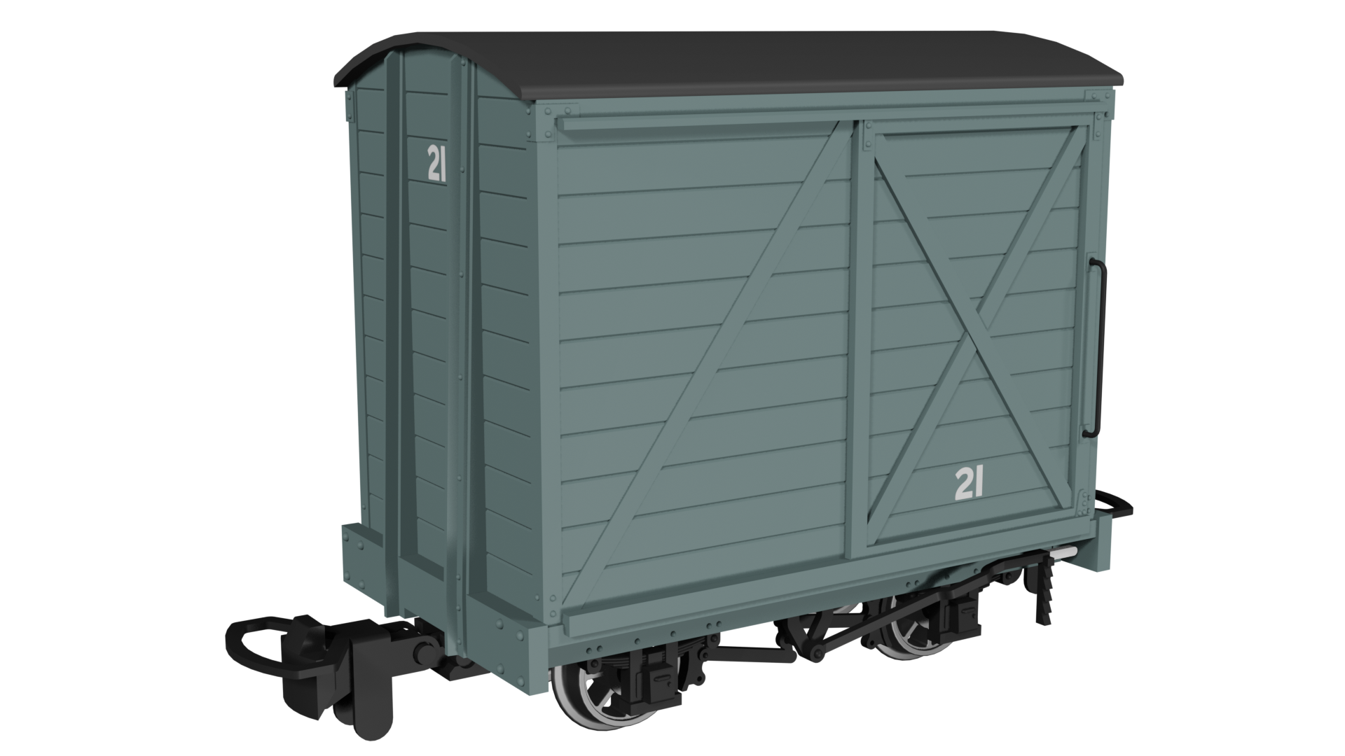 009 Covered Van -  Plain Grey No.21