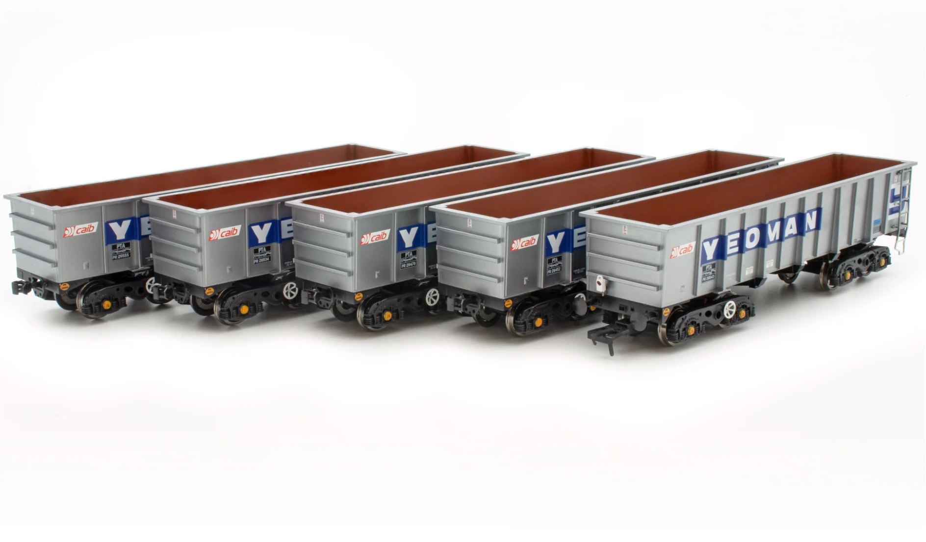 ACC2963 - Set of 5 PTA - Foster Yeoman Silver (CAIB) Wagons - Pack 2
