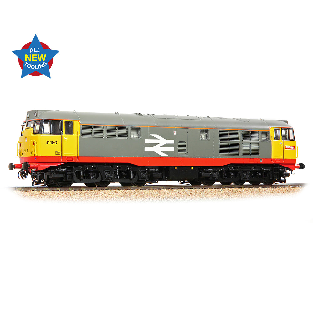 Class 31/1 Refurb 31180 BR Railfreight (Red Stripe)