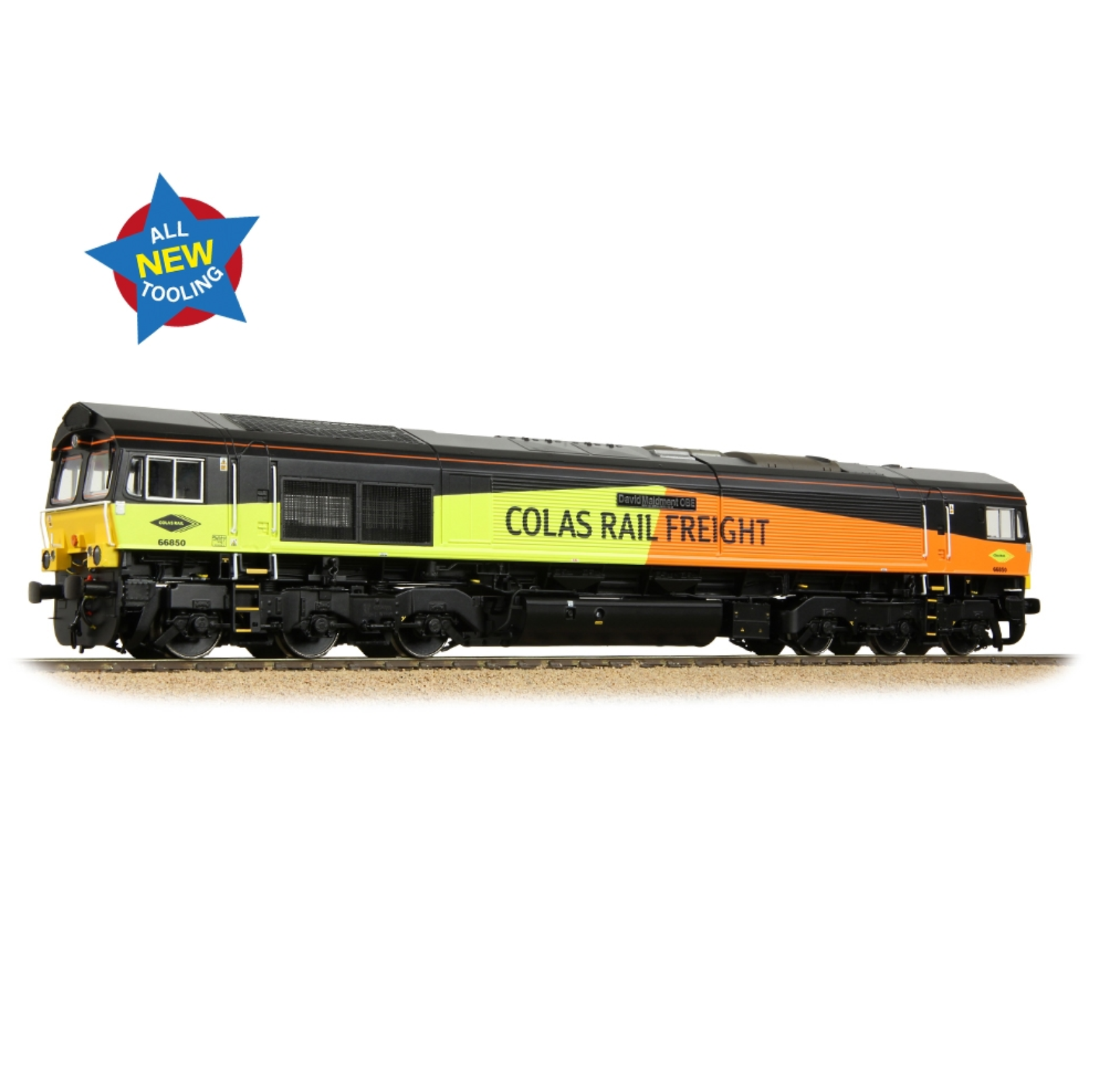 Class 66/8 66850 'David Maidment OBE' Colas Rail Freight