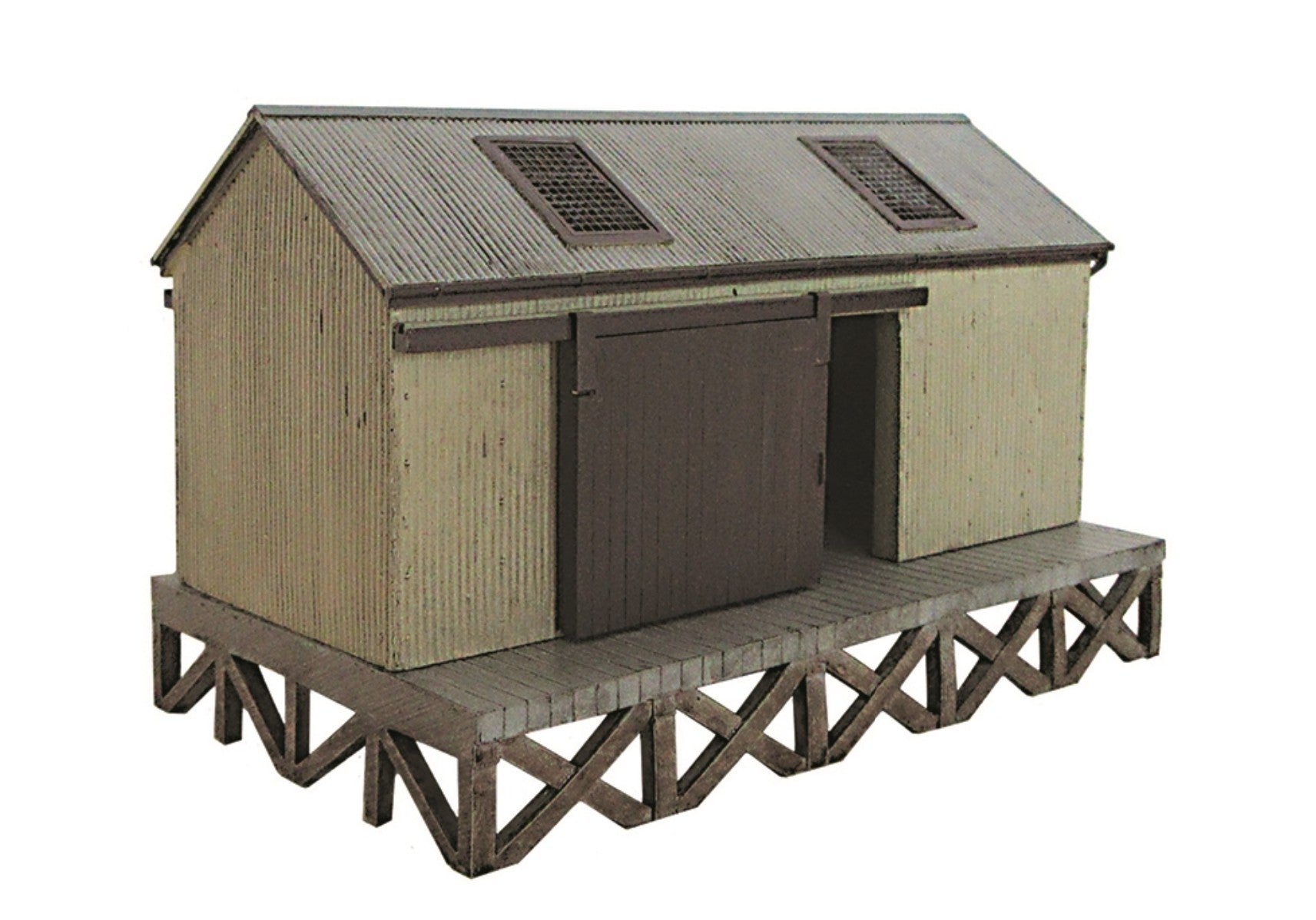 Corrugated Goods Shed - Brown