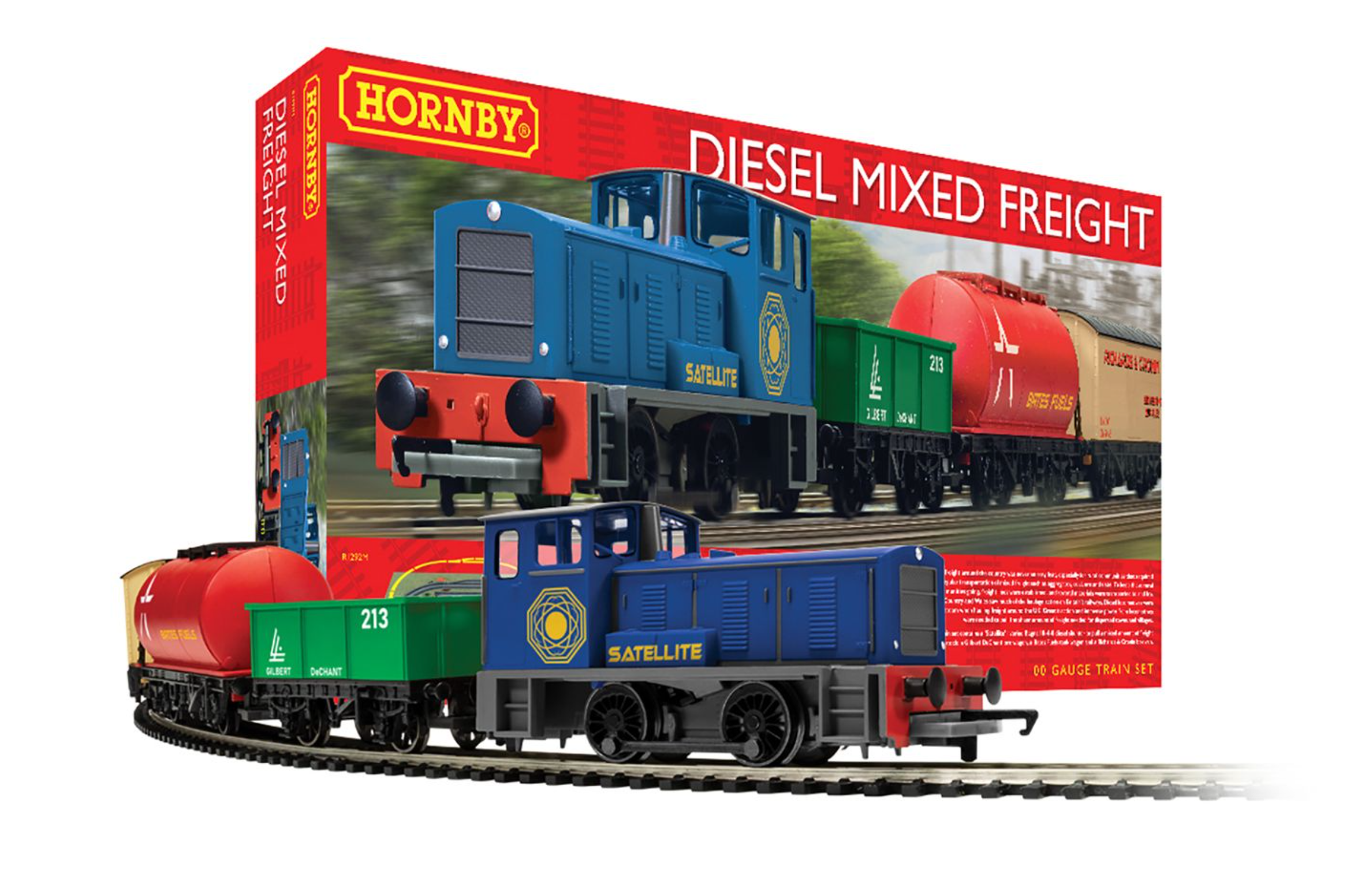 Diesel Mixed Freight Train Set