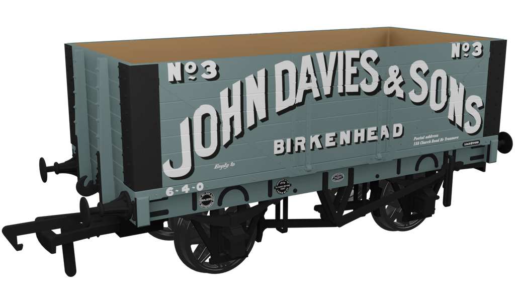 RCH 7 Plank Wagon John Davies & Sons No.3