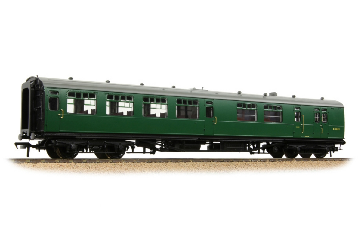 34-726B SR Bulleid Brake Second Semi-Open 10’’ Vents BR (SR) Green