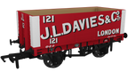 RCH 7 Plank Wagon J L Davies & Co No.121
