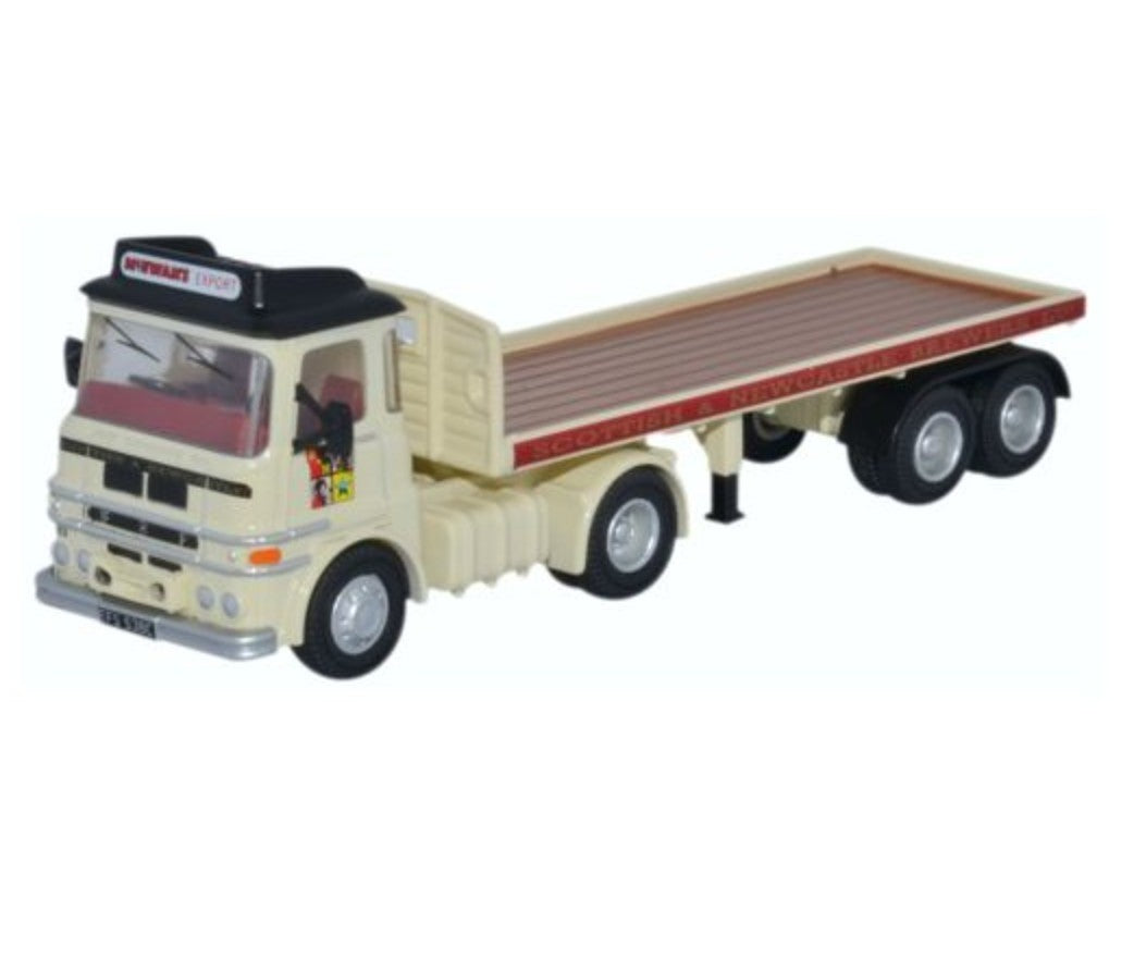 ERF LV Flatbed Trailer Scottish & Newcastle