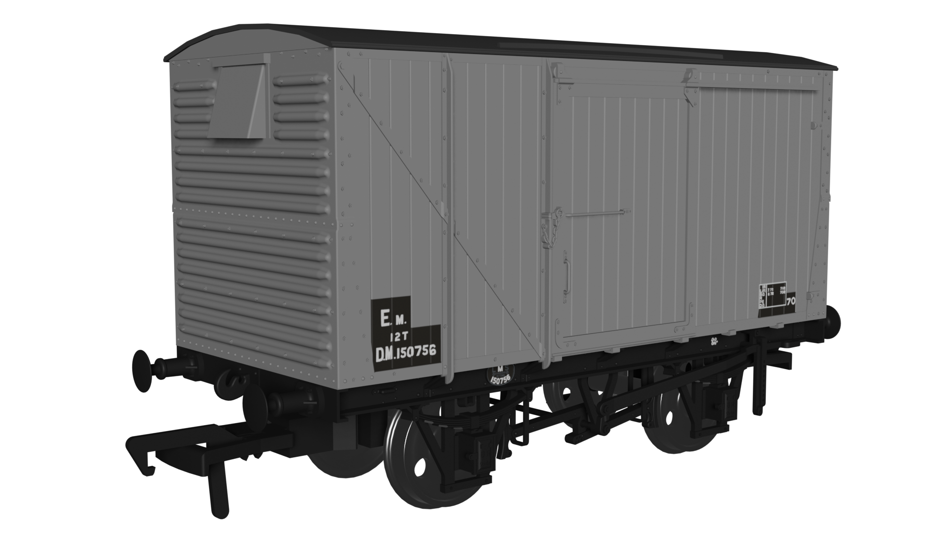 970112 - LMS D1832A Van - BR Departmental No.DM150756