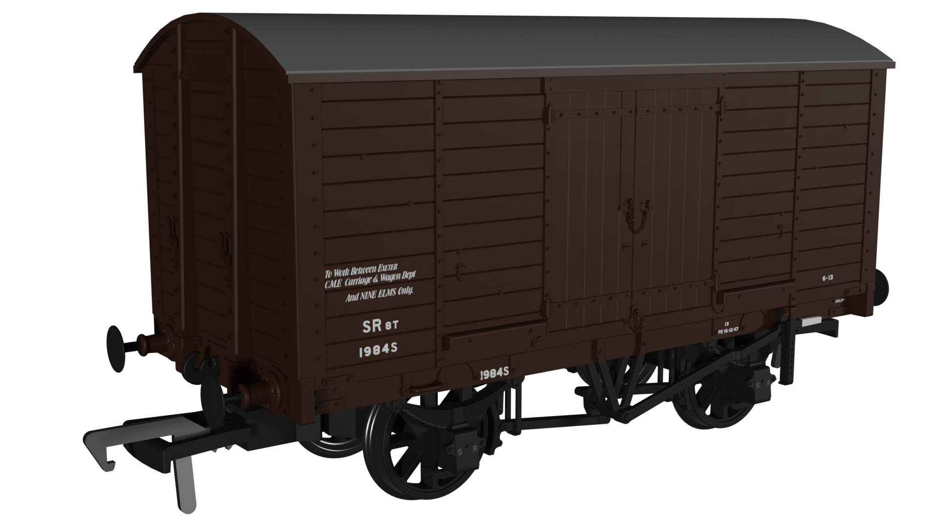 979011 - LB&SCR Dia.8 Van - SR (post-36) Departmental No.1984S