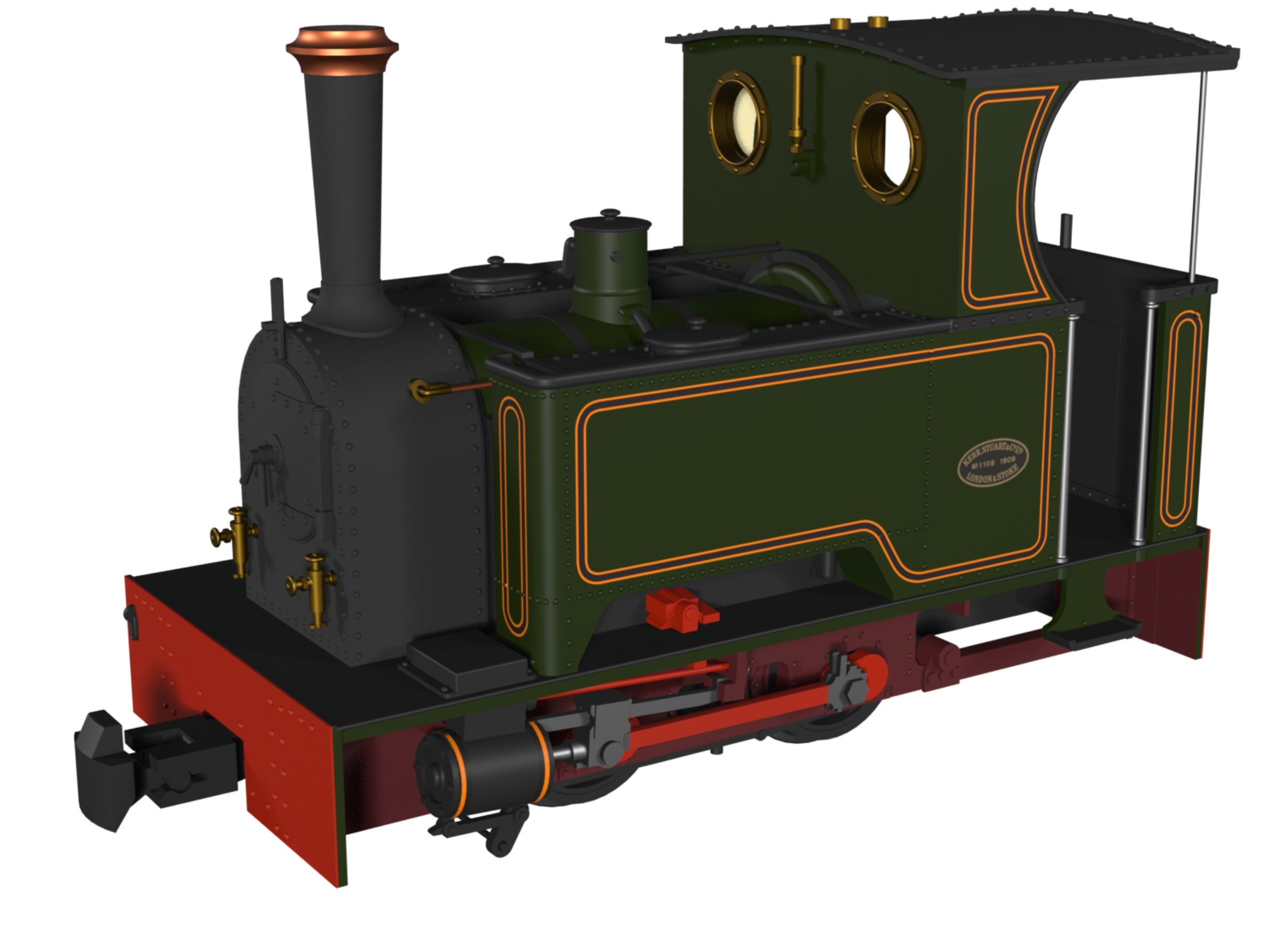 986204 - Kerr Stuart 'What If' Short Tank Sirdar - Lined Green