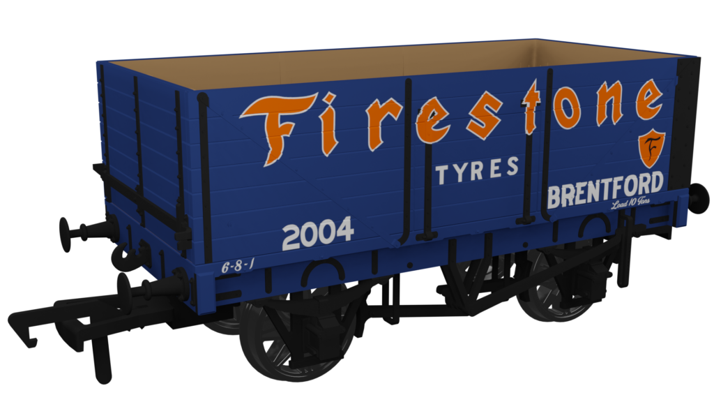 RCH 1907 7 Plank Wagon - Firestone Tyres