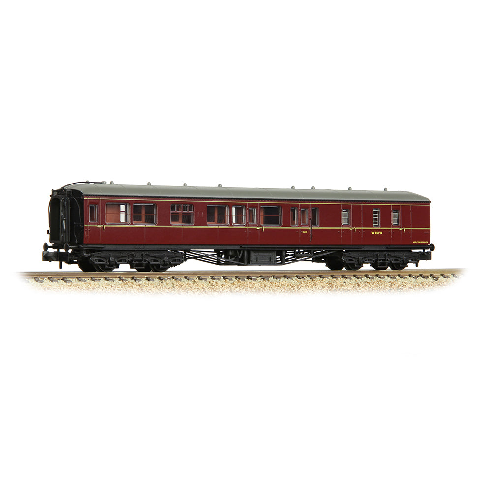 GWR Hawksworth Brake 2nd BR Maroon