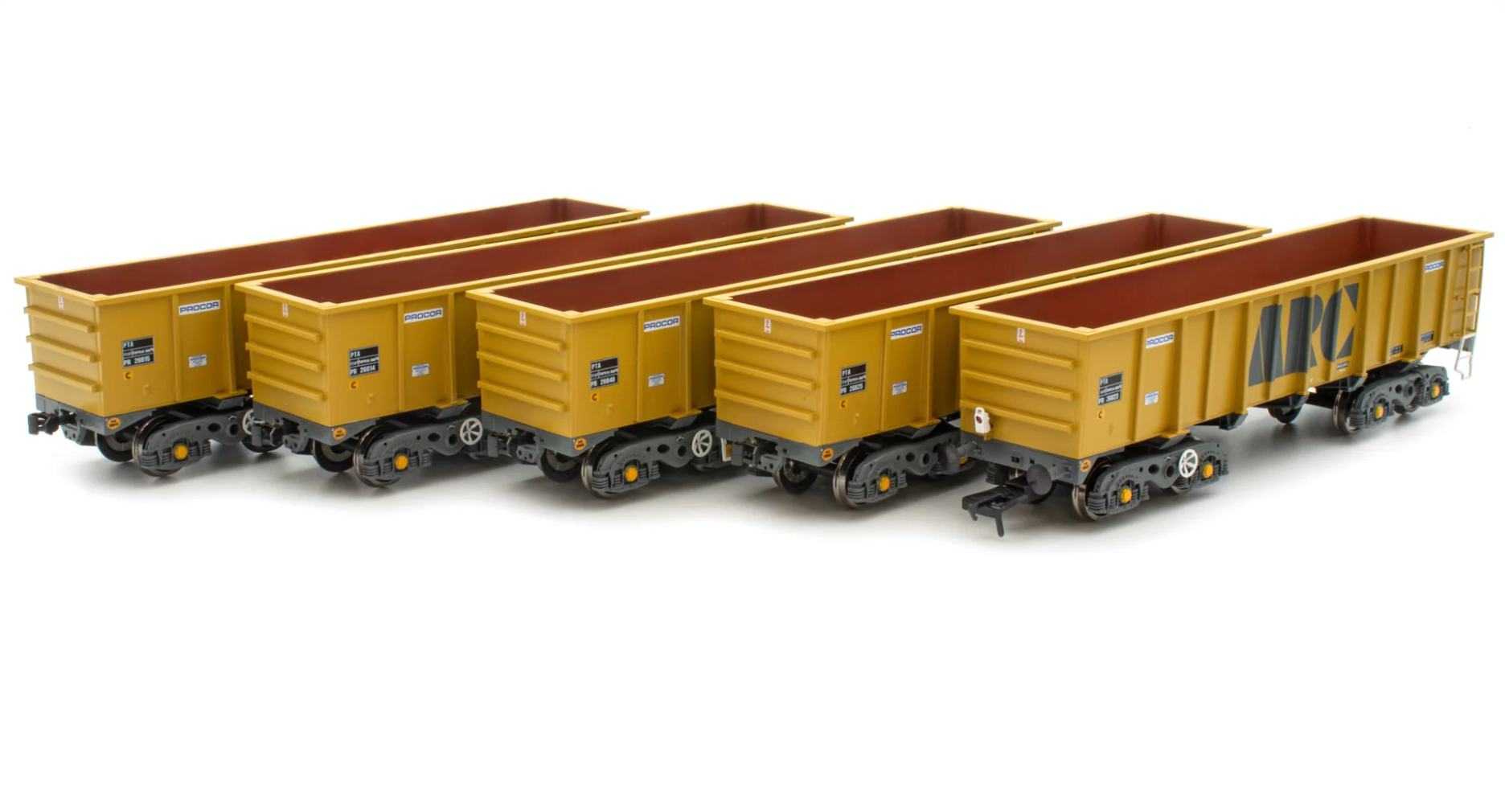 ACC2964 - Set of 5 PTA - ARC Early (Procor) Wagons - Pack 1