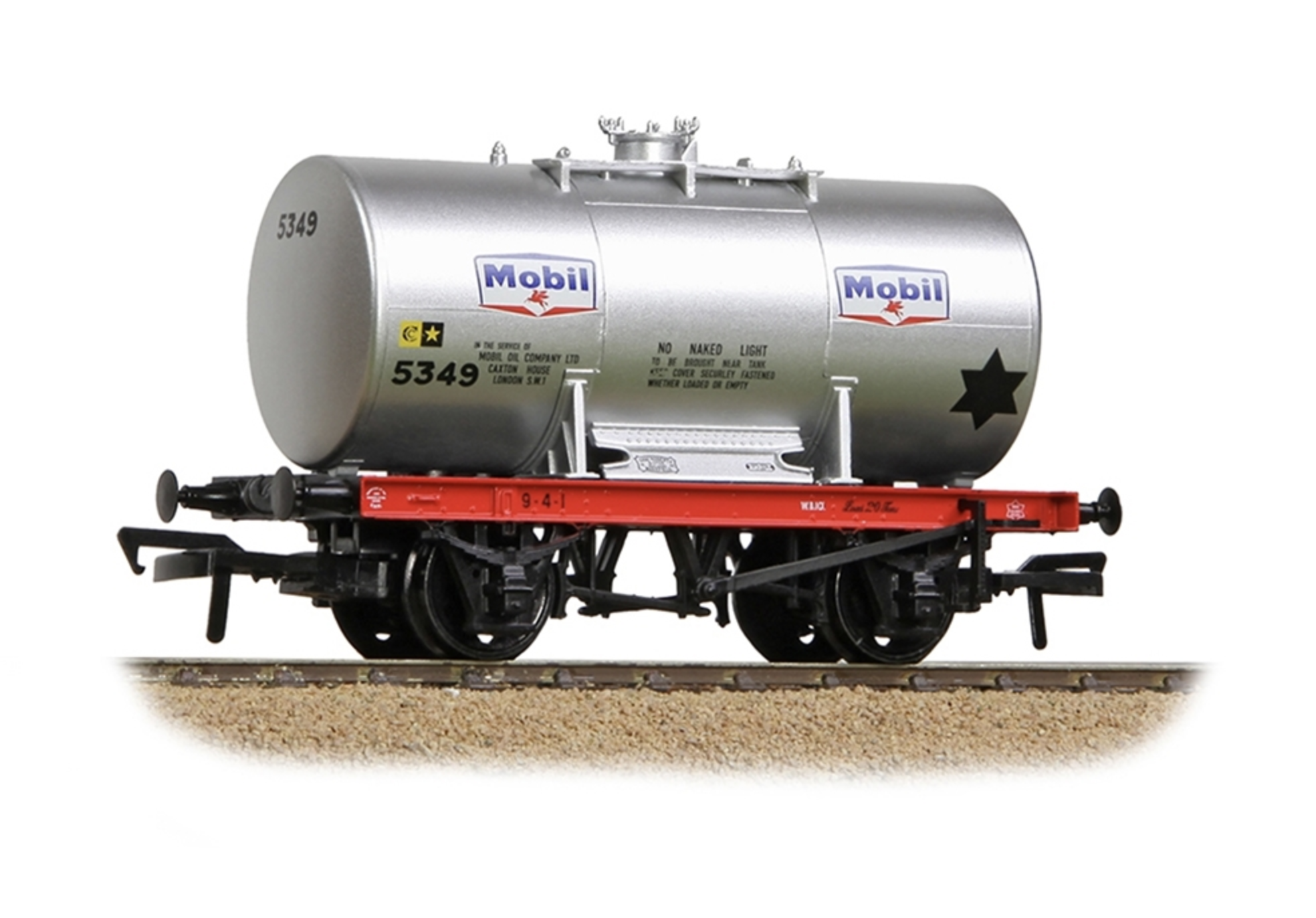 20T Anchor-Mounted Tank Wagon 'Mobil' Silver