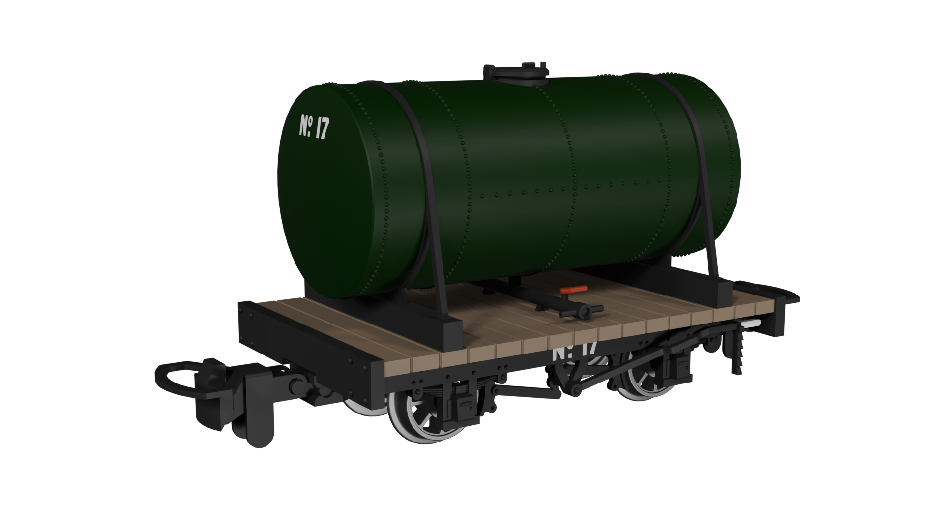 009 Cylindrical Tank -  Plain Green No.17