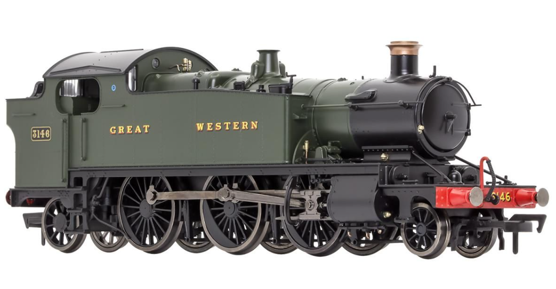 4S-041-008 - Large Prairie 2-6-2 3146 Great Western Green