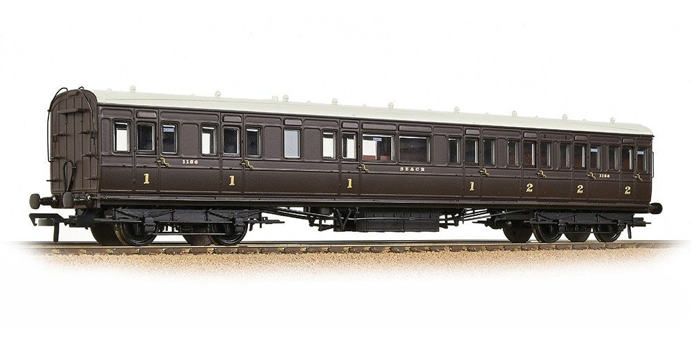 SECR 60' Birdcage Composite lavatory - Wellington Brown