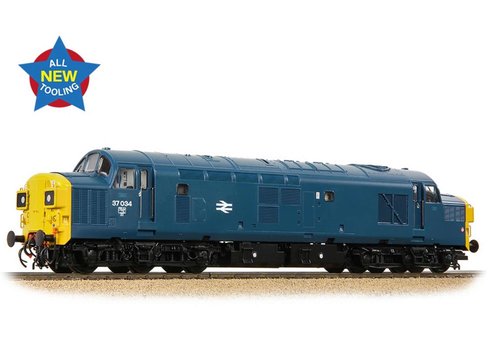 35-301 - Class 37/0 Split Headcode 37034 BR Blue