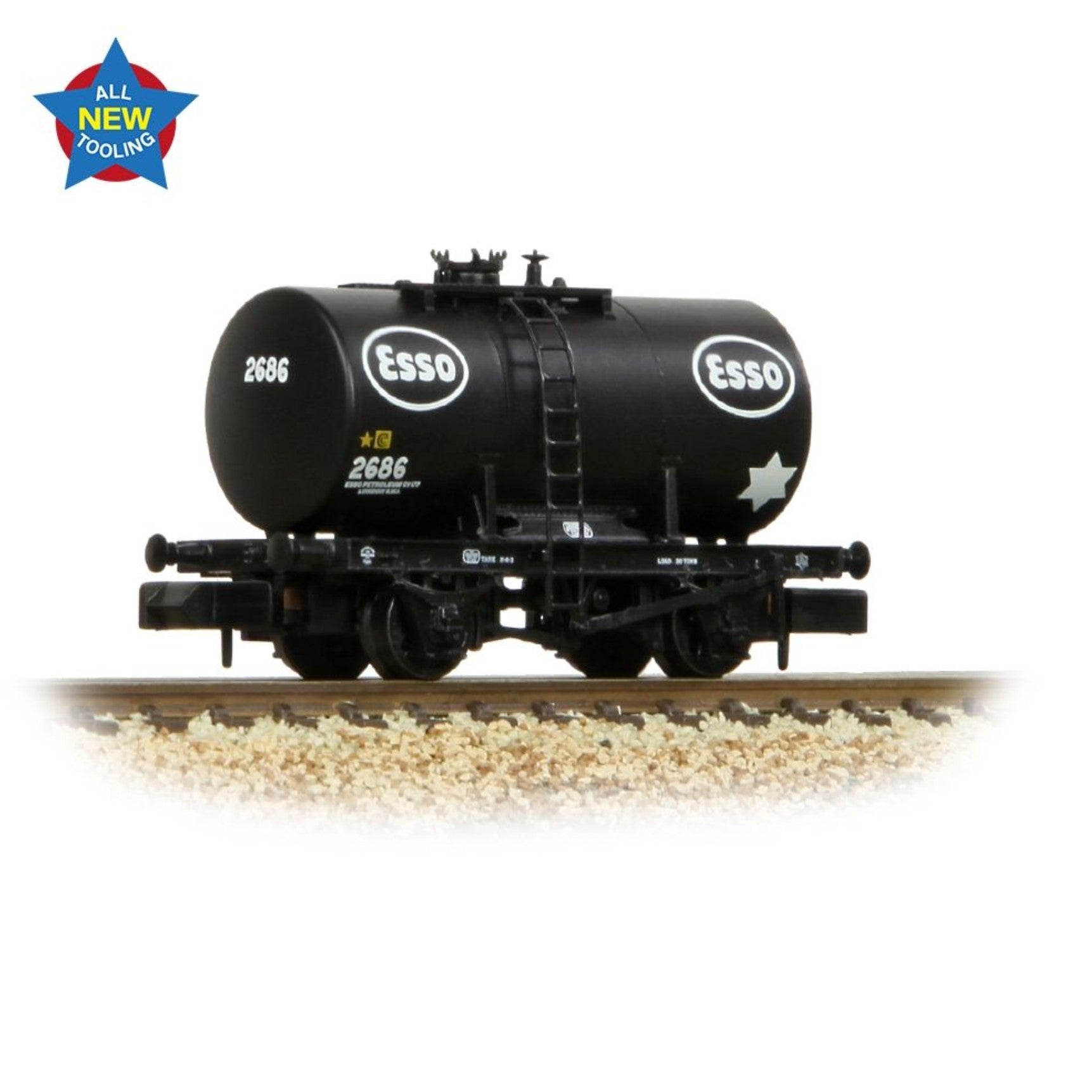 20T Anchor-Mounted Tank Wagon 'Esso' Black