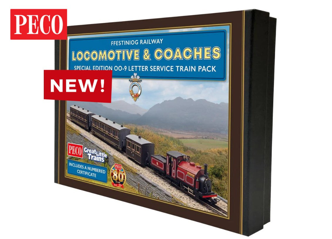 Ffestiniog Railway 'Little Giant' Locomotive & Special Edition - Letter Service Train Pack