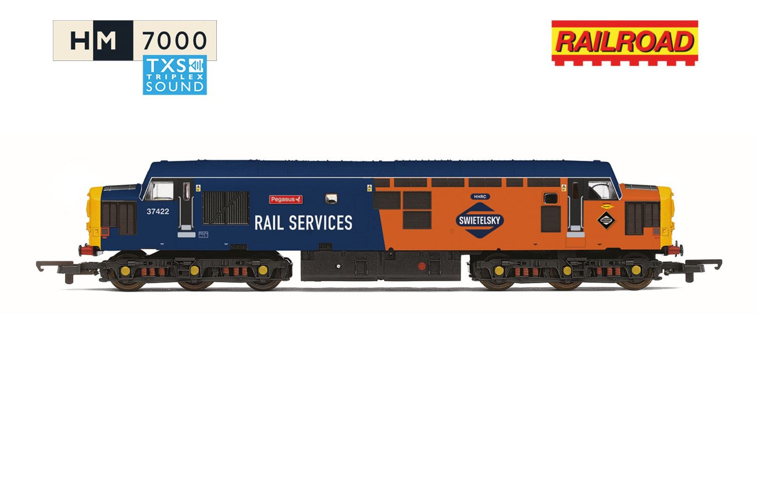 RailRoad Rail Services Class 37 Pegasus 37422 - Sound Fitted