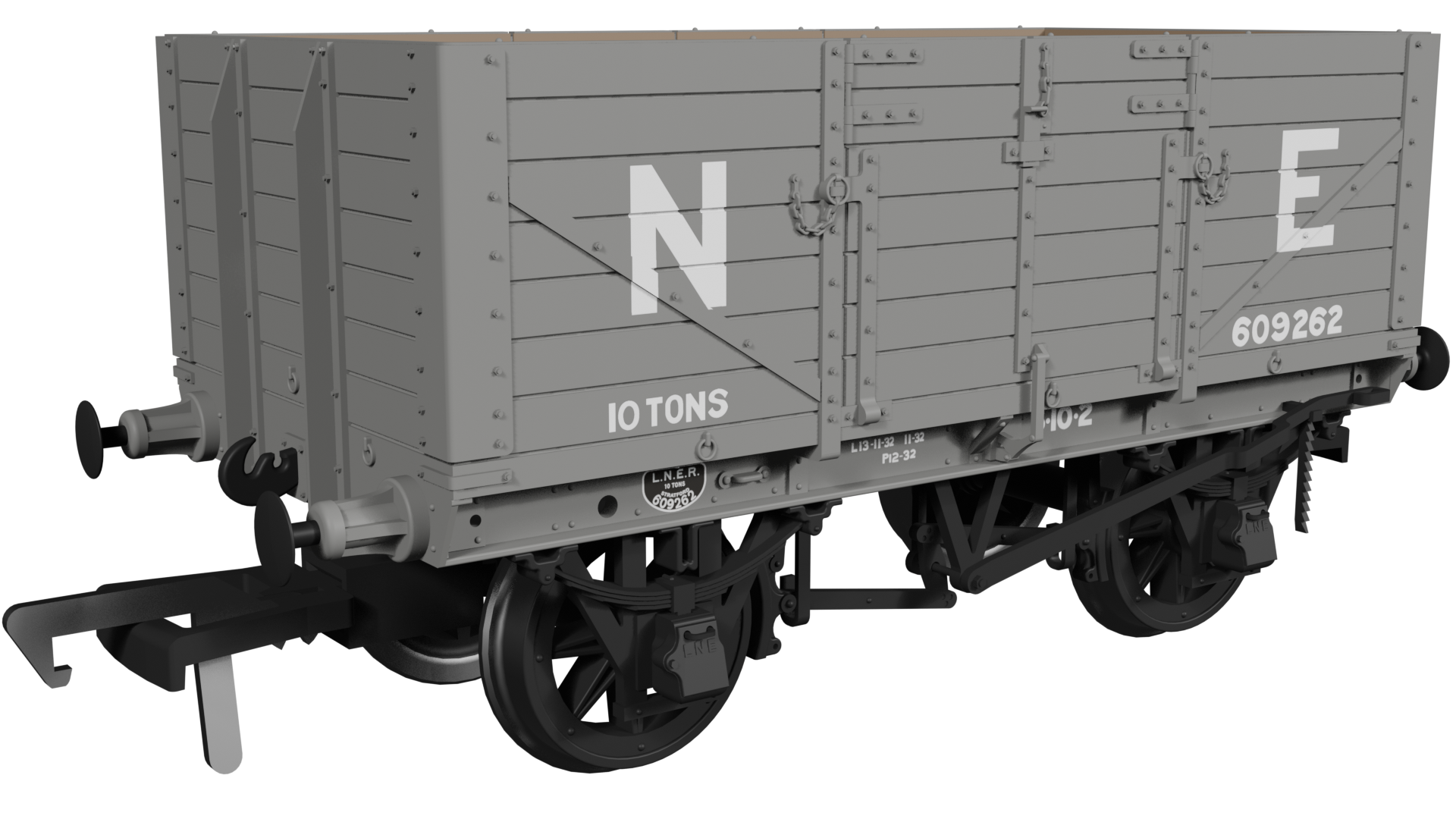 973003 - GER Dia.48 7-plank - LNER (pre-36) No.609262