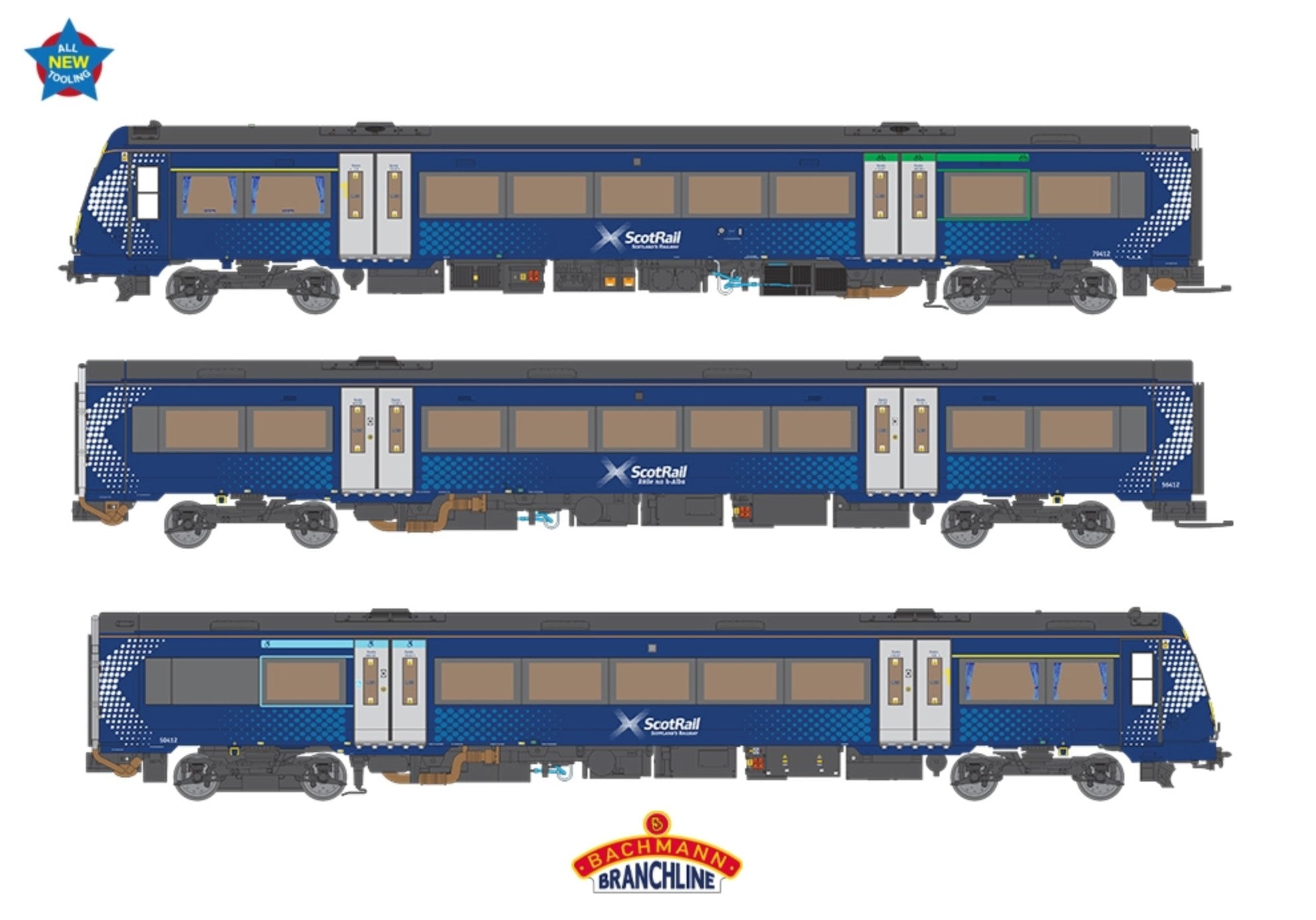 35-625 - Class 170/4 3-Car DMU 170412 ScotRail