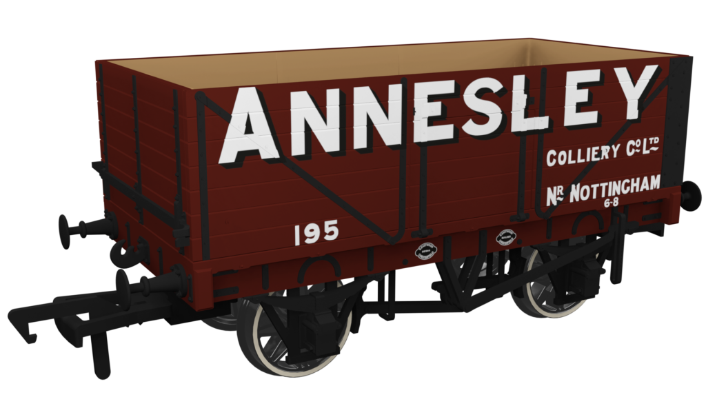 RCH 1907 7 Plank Wagon - Annesley Colliery