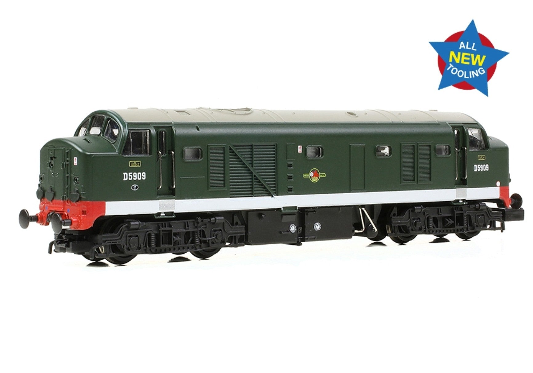 Class 23 'Baby Deltic' Disc Headcode D5909 BR Green (Late Crest)