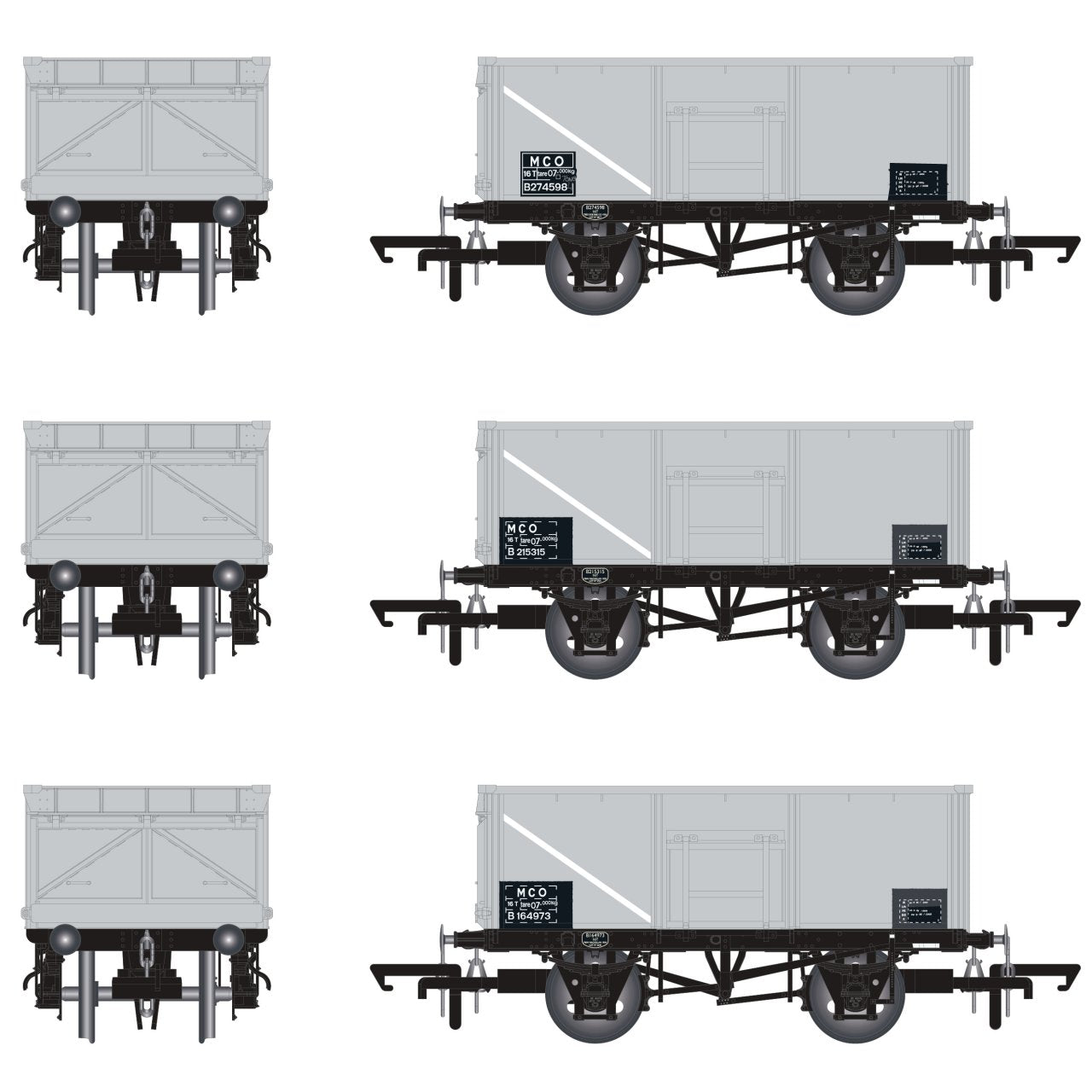 BR 16T Mineral - MCO - BR Freight Grey - Pack M