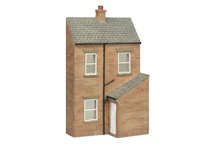 44-0216W - Low Relief Rear of Terrace, Left Hand Door White