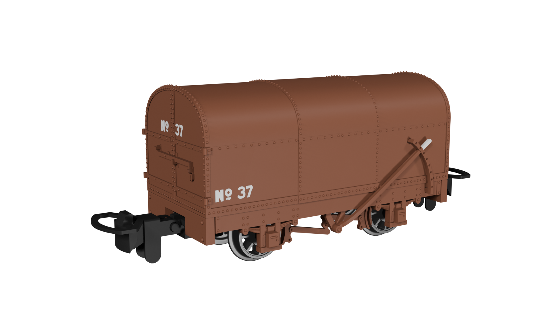 009 Gunpowder Van -  Plain Rusty Brown No.37
