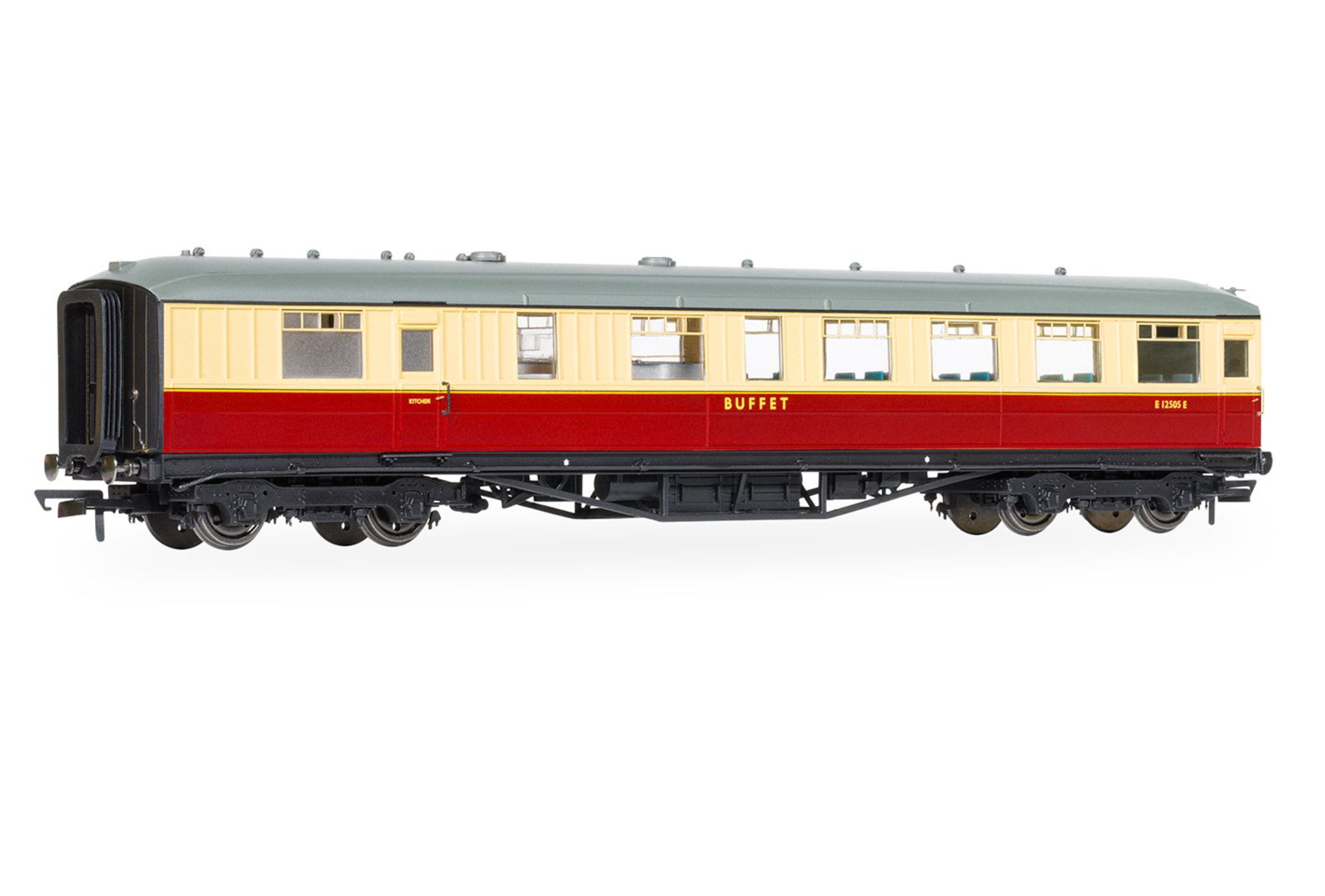 BR Gresley Corridor  Crimson and cream Buffet E12505E